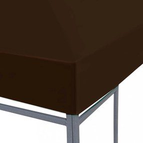 barna pavilon tetőponyva 310 g/m², 3 x 3 m