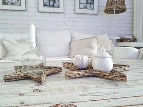 Rusztikus Tálca Csillag Kis Alátét Hampton