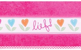 Rózsaszín törölköző, 70 x 130 cm - Tiseco Home Studio