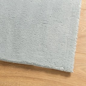 HUARTE kék rövid szálú puha és mosható szőnyeg 80 x 150 cm