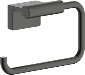 Hansgrohe AddStoris S wc-papír tartó csiszolt fekete króm színű 41788340