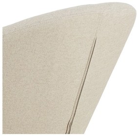 Bézs forgó zsenília fotel Center – Actona