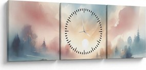 Kép - Elegáns tájkép (órával) (90x30 cm)