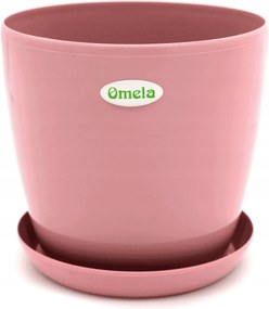 Műanyag virágtartó púdertartóval 30cm