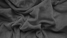 Mikroplüss lepedő SOFT 140x200 cm sötétszürke