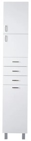 Viva STYLE Fürdőszoba ÁLLÓSZEKRÉNY 192 magas szennyestartós - JOBBOS - 35 x 28 x 192 cm
