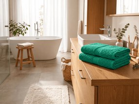 Törölköző EMBORIA 50x100 cm zöld, 100% pamut