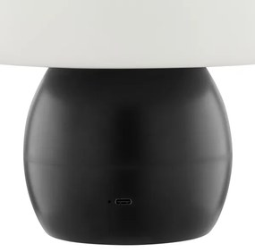 Brilliant - DUPIS LED/2W/5V 2700K dimmelhető, újratölthető asztali lámpa, fekete