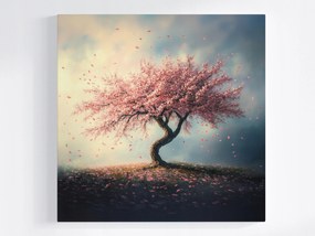 Poszter Természet Fa Virágok Cseresznye Tavasz 40x40