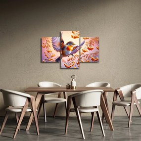 Kép - Madár berkenyével (90x60 cm)