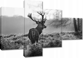 Vászonkép 100x70 Szarvas a rikkancson