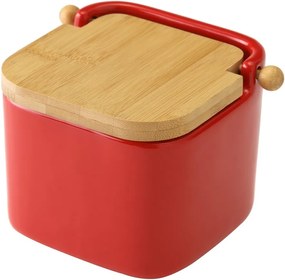 Piros kerámia sótartó, 750 ml - Unimasa