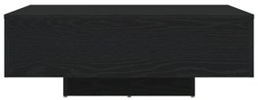 Dohányzóasztal LED világítással Fekete tölgy 85x55x31 cm