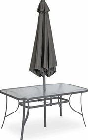 NEBRASKA kerti bútor szett fekete