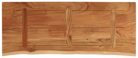tömör akácfa téglalap alakú asztallap 100 x 40 x 2,5 cm