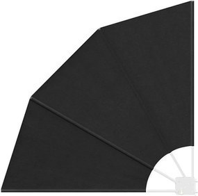 vidaXL Erkély adatvédelmi képernyő Antracit 115 x 115 cm Poliészter
