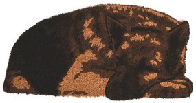 Kókuszrost lábtörlő, németjuhász kutya formájú, 74 x 37 cm