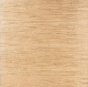 AKCIÓ Fekete étkezőasztal tölgy dekor asztallappal PURO 60x60 II. osztály