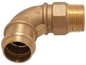 IBP PG4001G réz press könyök, gázra, 28mm-1”K