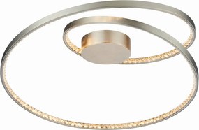 ENDON 73047 ETERNITY Kristály Mennyezeti Lámpa Nikkel, Átlátszó LED IP20