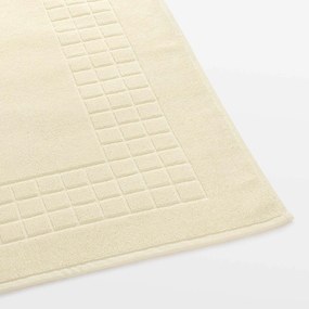 Goldea frottír fürdőszobai szőnyeg mozaika – krémszínű 50 x 70 cm