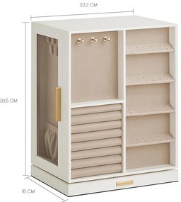 360°-ban forgatható ékszerdoboz