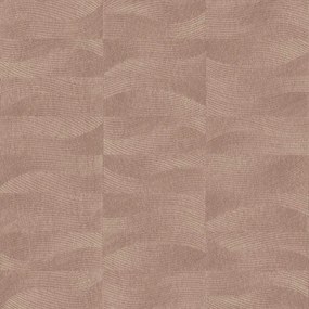 Decoprint Terra Nova Fine Relief barna-bronz geometrikus texturált vlies tapéta – TN29023