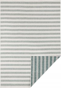 Teraszszőnyeg 200x290cm kétoldalas zsinóros, zöld-krém