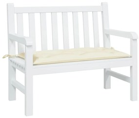 krémszínű oxford szövet kerti pad párna 100 x 50 x 7 cm