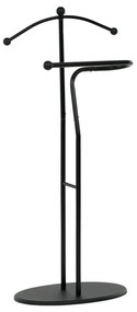 Szobainas fekete színben, magasság 110 cm, tömör kaucsukfa, fekete fém