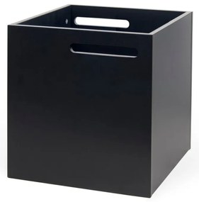 Berlin fekete tárolódoboz könyvespolchoz - TemaHome