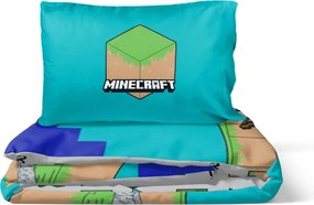 Minecraft The Fight Is On ágyneműhuzat 140×200cm, 70×90 cm