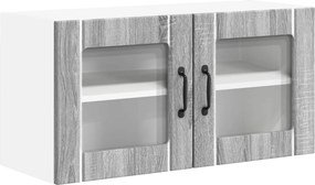 vidaXL Konyhaszekrény Szürke Sonoma 80 x 31 x 40 cm Faanyag