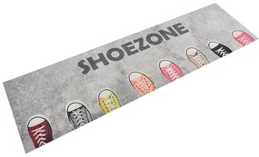 mosható shoezone feliratos bársony konyhaszőnyeg 45x150 cm