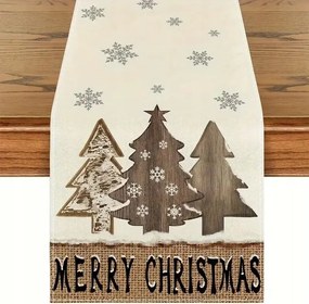 Karácsonyi Asztalterítő 33x274 Fa Karácsonyfa