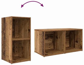 TV szekrény 3 pcs Barna 107 x 35 x 37 cm Faanyag