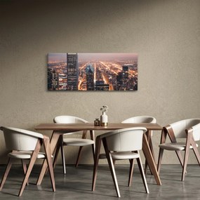Fényes metropolisz képe (120x50 cm)