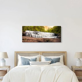Egy vízesés képe (120x50 cm)