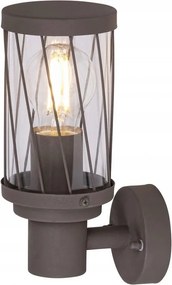 Budapest kültéri fali lámpa max. 40W/E27/IP44 barna, 8888