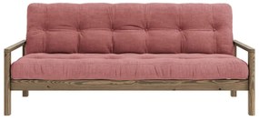 Rózsaszín kinyitható kanapé 205 cm Knob – Karup Design
