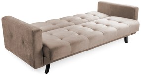 ID LISSZABON kanapéágy tárolóval - krémszínű