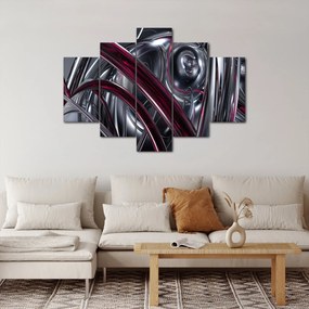 Szürke absztrakció kép (150x105 cm)