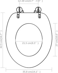 2 db fehér MDF WC ülőke