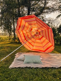 Piros-narancssárga napernyő SUNBEAM 180 cm