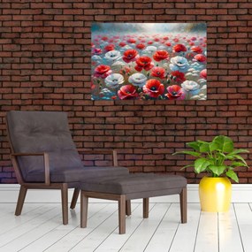 Kép - Pipacsmező (90x60 cm)