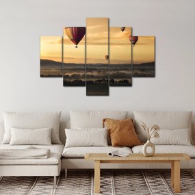 Kép - repülő léggömbök (150x105 cm)