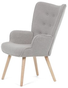Bouclé GREY2 fotel, szürke