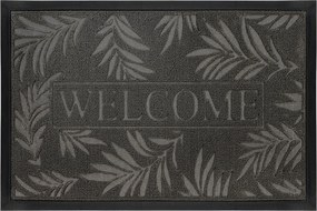 Lábtörlő Kültéri Ajtóhoz 40X60 Szürke Gumi Bejárati Nagy 3D Szőnyeg