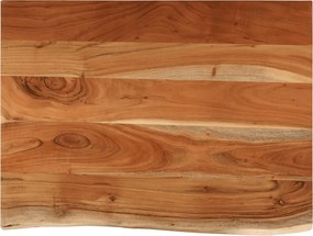 vidaXL tömör akácfa téglalap alakú fürdőszobai pult 70 x 60 x 3,8 cm