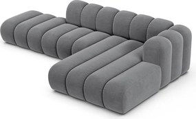 Világosszürke sarokkanapé (jobb oldali) Lupine – Micadoni Home